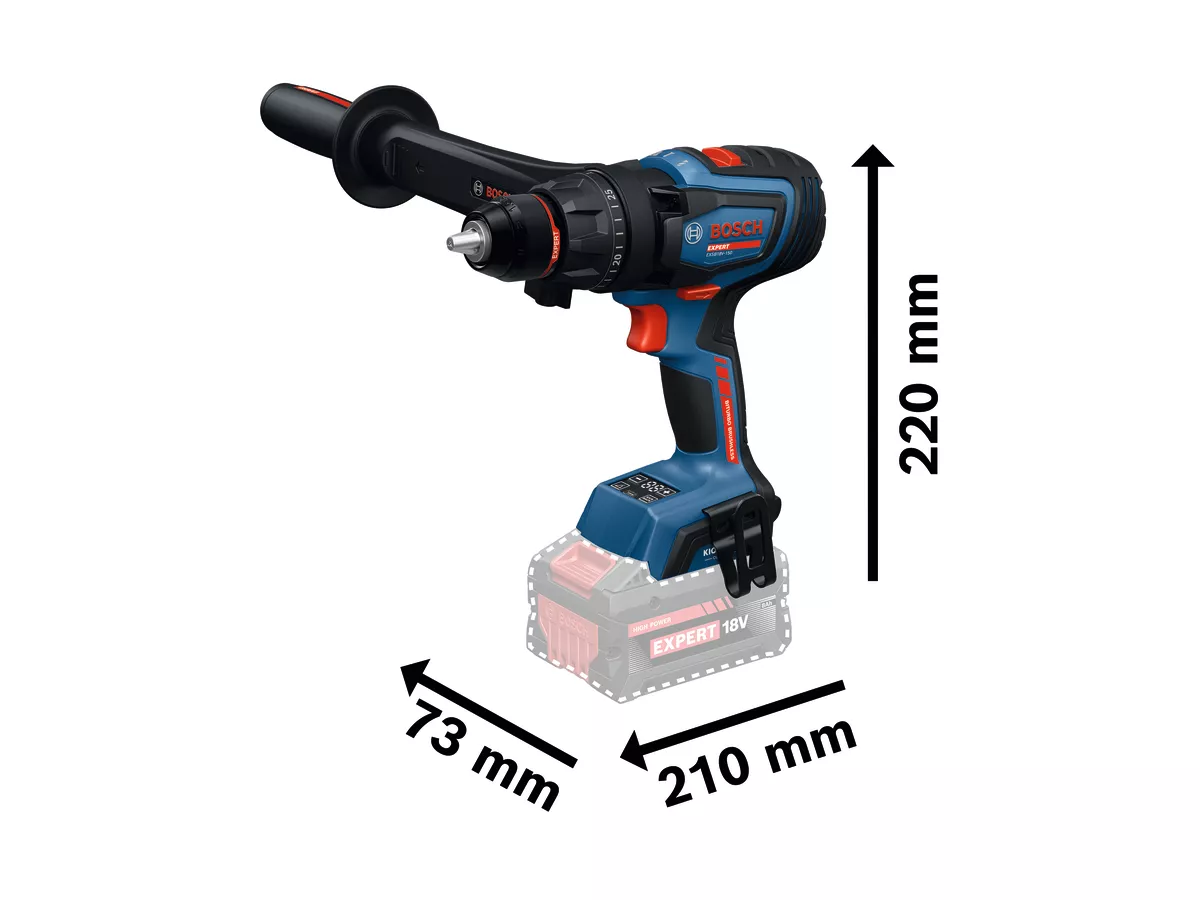 Perceuse-visseuse à percussion EXPERT EXSB18V-150 Bosch solo